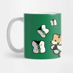 Tiger of (Demiromantic Flag) with Cute Flower of Demiromantic Pride Mug